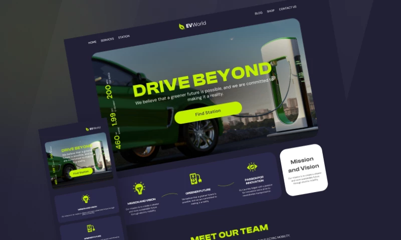 EV World - Your Ultimate Electric Vehicle E-Commerce Platform