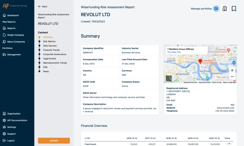 Antler Digital - Modernising an SME Risk Analysis Platform