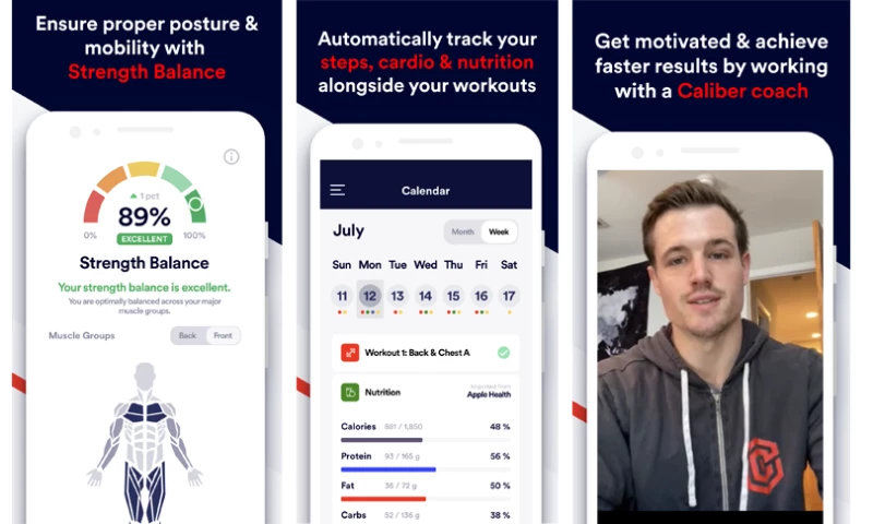 Caliber Fitness App