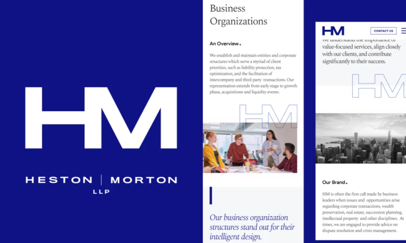 Corporate Law Firm Web Design & Branding