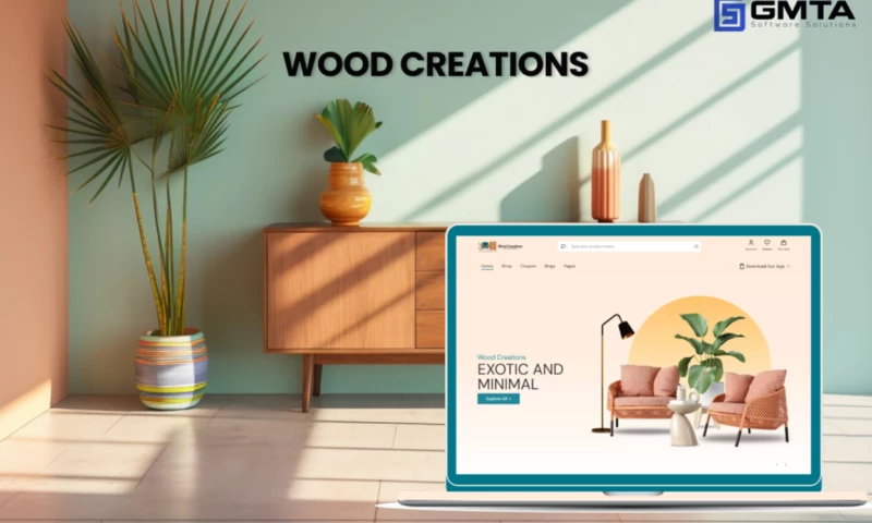 GMTA Software Solutions - Wood Creation : E-Commerce App & Inventory Management
