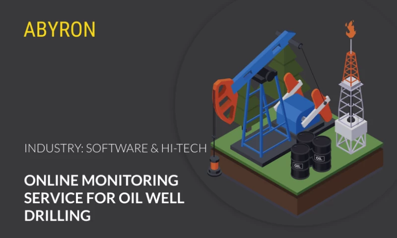 Abyron - Online monitoring service for oil well drilling