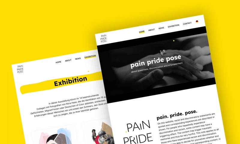 Studio Obacht - Pain Pride Pose Online Exhibition