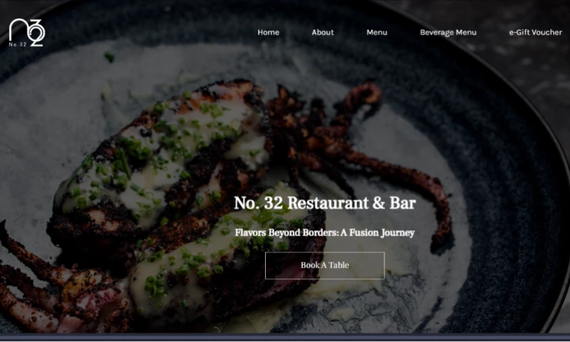 Psyop Incorporation - Restaurant Website Built