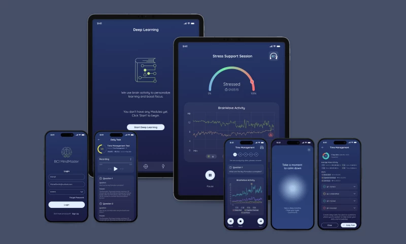 AI-Powered Brain-Computer Interface App
