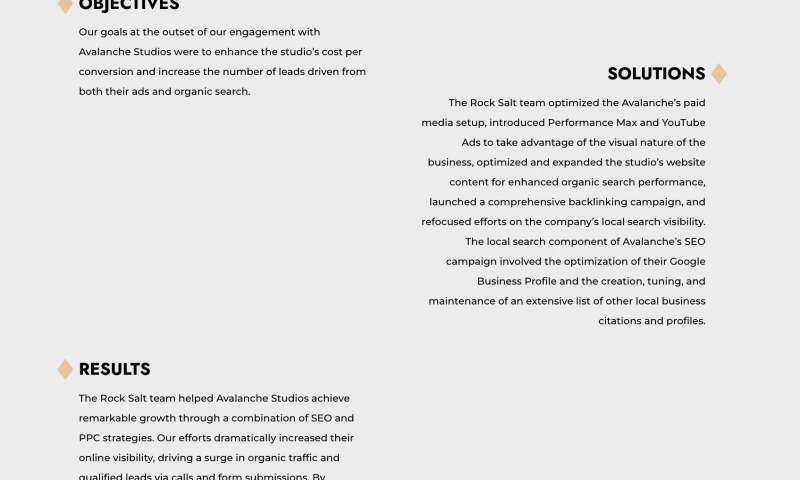 Rock Salt Marketing does great work.