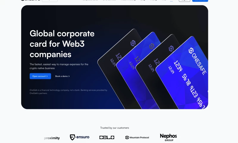 OneSafe | Neo-Banking for global businesses