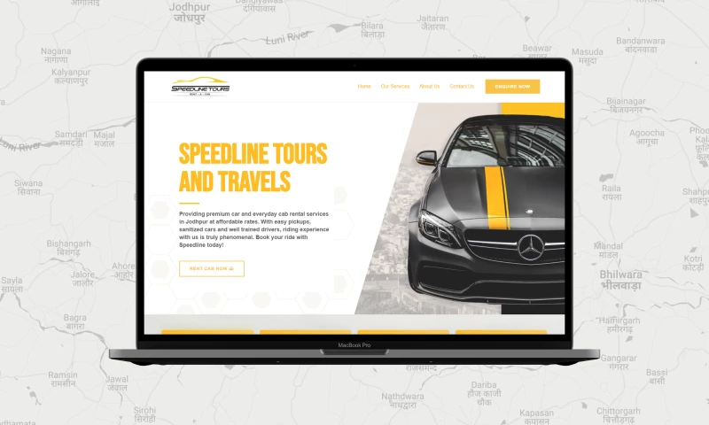Insanity Saint Designs - Website Development Project done for a Corporate Cab Booking Company