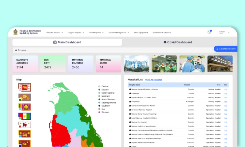 Sanmark Solutions - Hospital Information Updating System (HIUS) Services Provided on this Project IT Staff Augmentation Custom Software Development Client Ministry of Health of Sri Lanka Project Schedule Jan 2020 - Jan 2022 Project Size $10,000 to $49,999 Hospital Inform