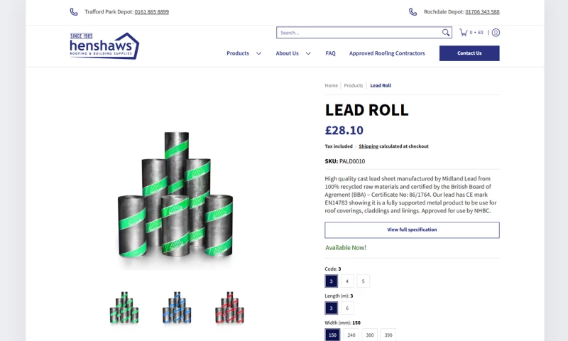 Pixel Kicks - Henshaws Roofing & Building Supplies