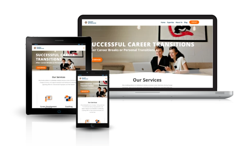 Symphonic Design - Personalized Website Redesign for Talent Interlock