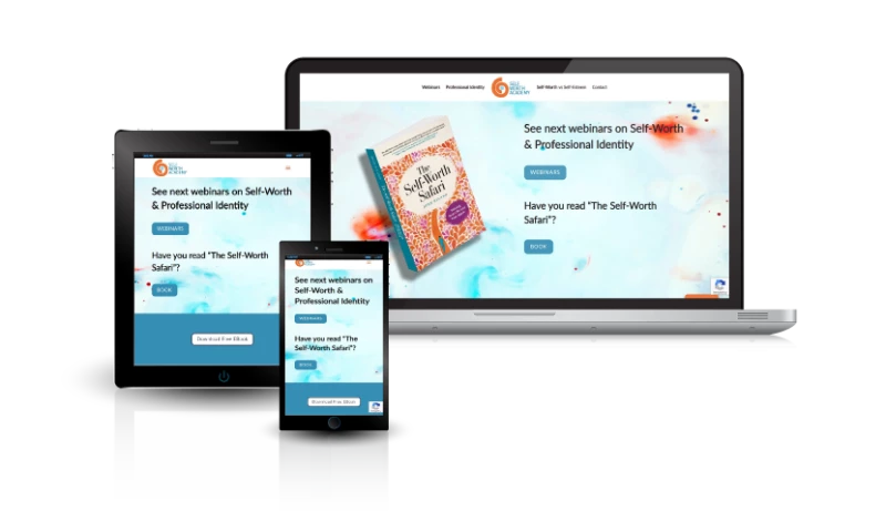 Symphonic Design - Empowering Through a Website Redesign for the Self-Worth Academy