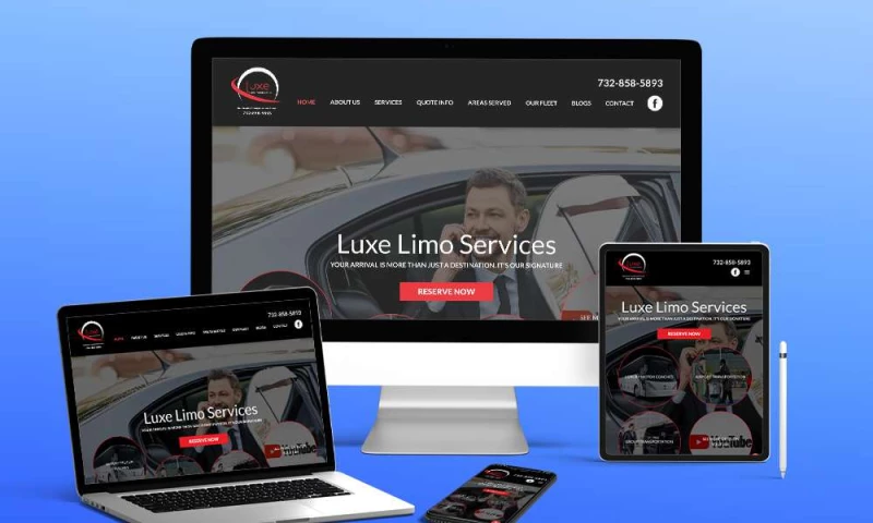 Wingman Planning - Luxe Limo Service Website