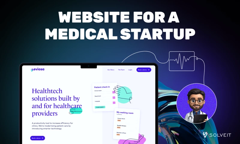 Website for a Medical Startup