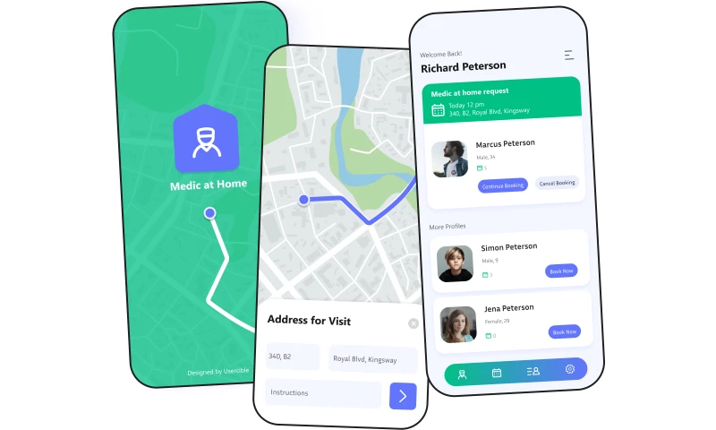 Medic at Home healthcare mobile app