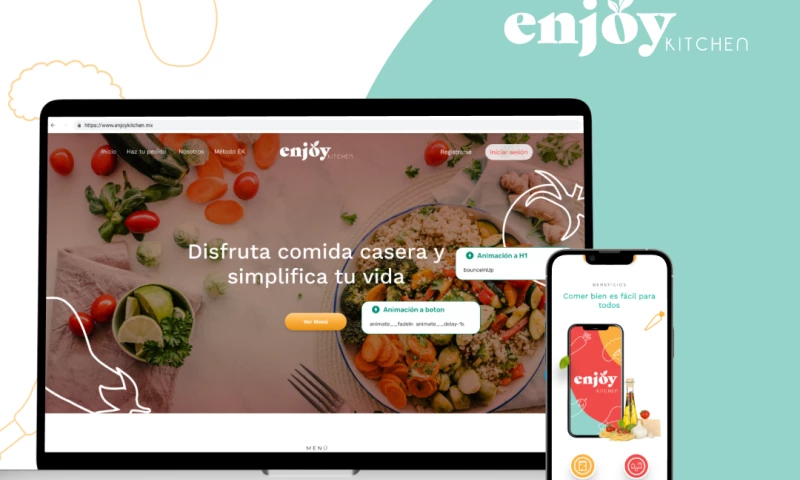 BluePixel - Enjoy Kitchen - Web & Branding