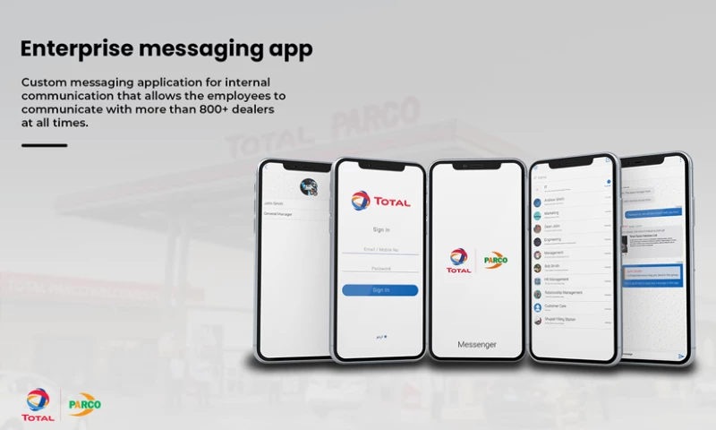 RIKSOF - Total Parco Messenger- An enterprise messaging app