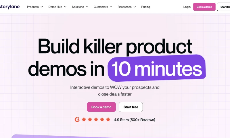 Storylane - Build Killer Product Demos