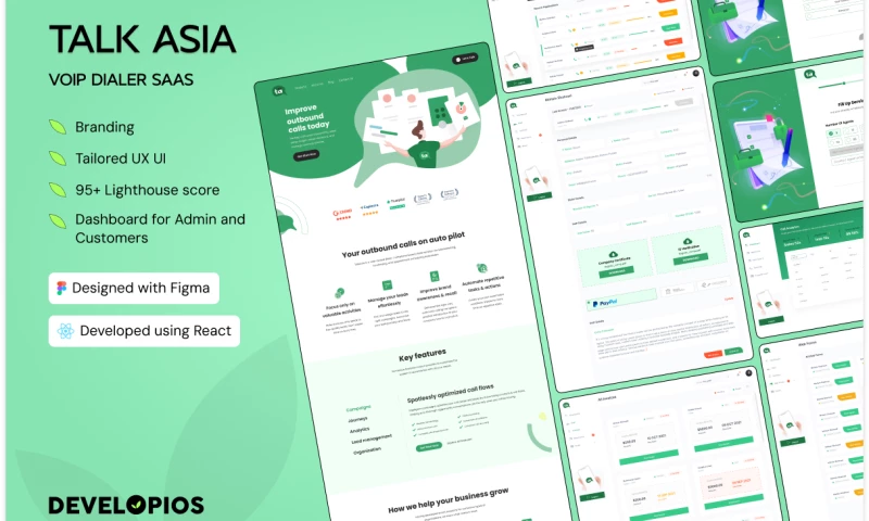 Developios - Talk Asia - VOIP Dialer SAAS