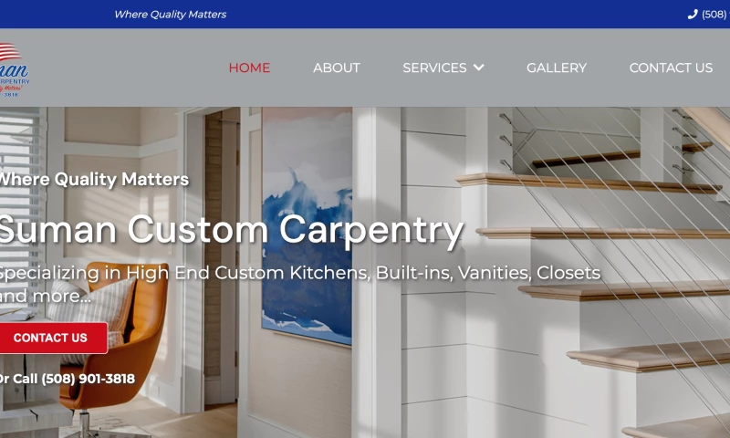 Cape & Plymouth Business Marketing - Suman Custom Carpentry