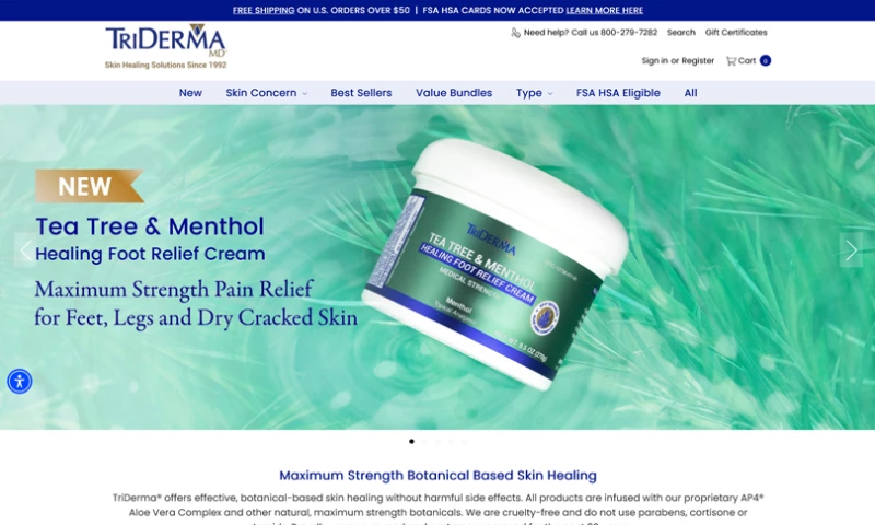 Triderma Website Migration & Launch
