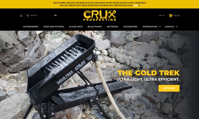 Crux Prospecting Migration to BigCommerce