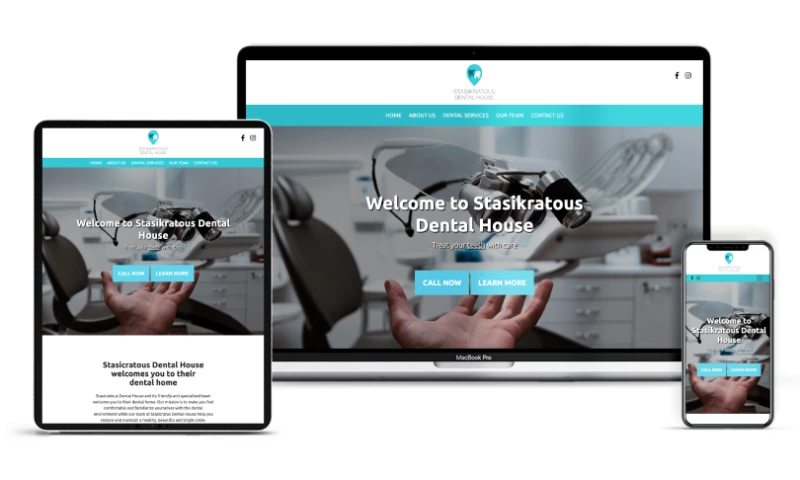 Seamless Digital - Dental House web development & branding