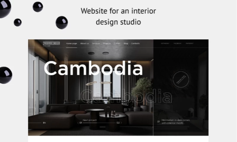 mkey media - Website for Interior Designers
