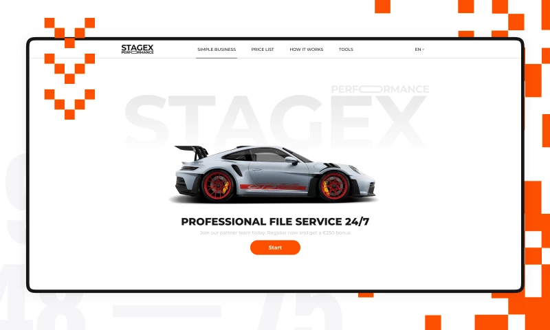 Landing page ( Wordpress )