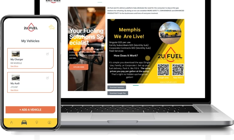 2U Fuel - Fuel Delivery Apps