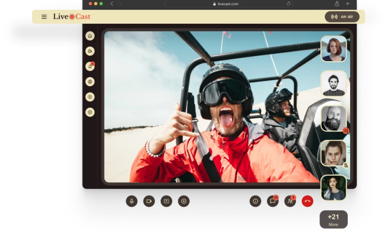 Faster Than Light - Streaming Platform for Events