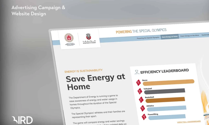 Bird Marketing - 2019 Special Olympics World Summer Games - Advertising Campaign & Website Design.