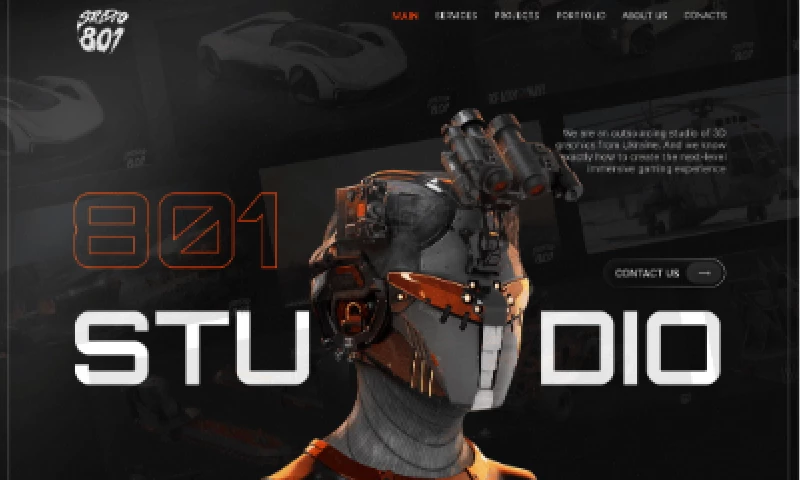 Turnkey website for a game development outsourcing studio.