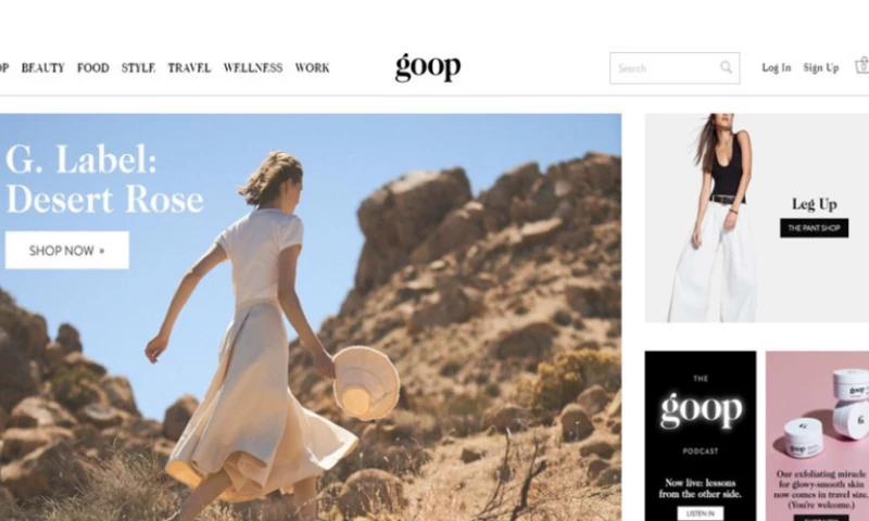 LCloud Ltd. - E-commerce | goop.com