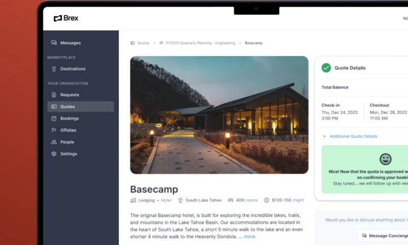 Faster Than Light - Planning Platform for Employee Offsite Experience