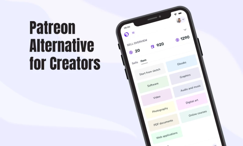 Creators' tool for donations, memberships, & sell