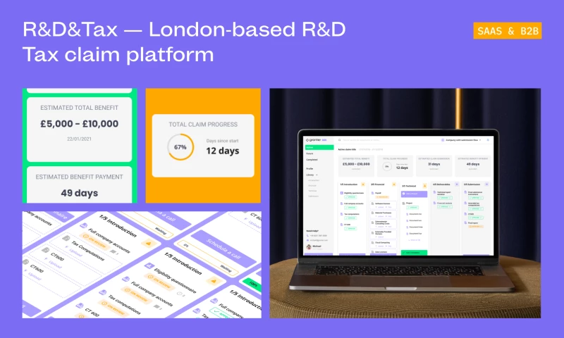R&D&Tax - London-based R&D Tax claim platform
