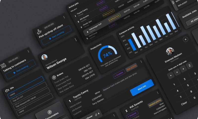 Equal Digital Product Design Agency - Workshop Mechanic App