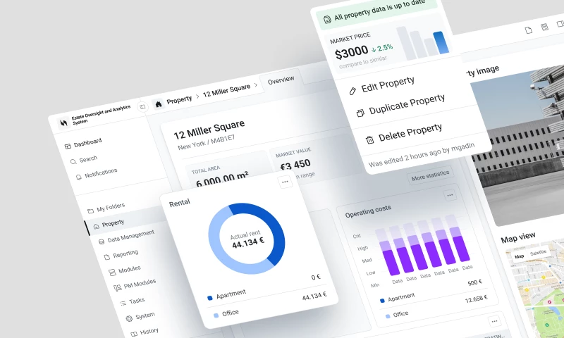 Equal Digital Product Design Agency - Real Estate Controlling and Reporting System