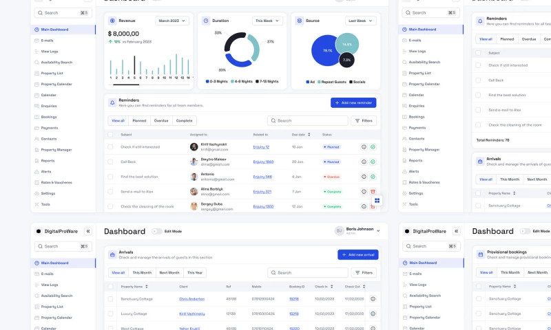 Equal Digital Product Design Agency - SaaS Platform for the Holiday Rental Industry