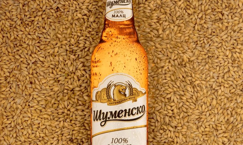 Shumensko 100% Malt beer label design