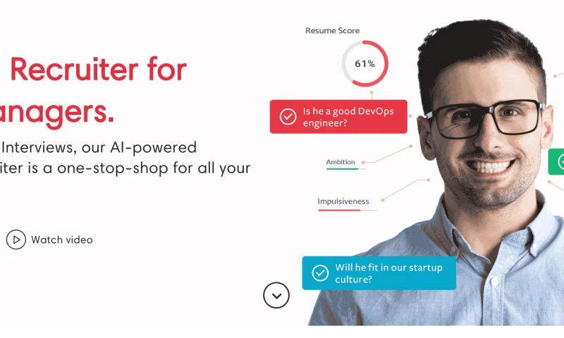 Digital AI Recruiter for hiring managers with patent-pending AI Sourcing Technology