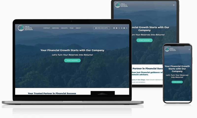 Finance Website Design San Diego