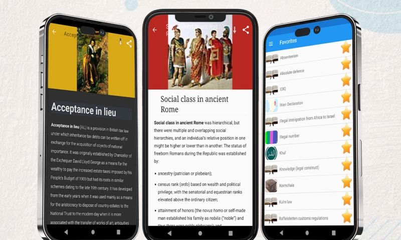 Legal Terminology Offline - Law App IOS/Android