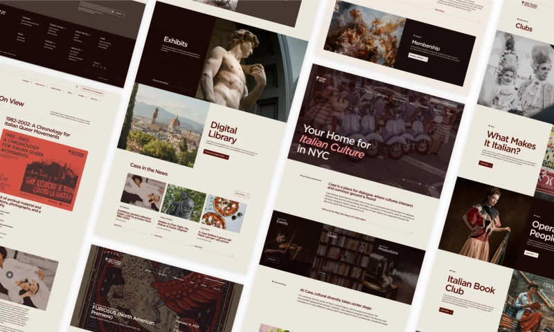 NYU Casa Italia | Brand + Website