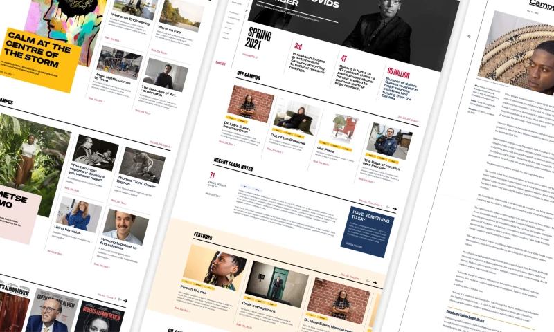 Queen's Alumni Review | Website Redesign + Development
