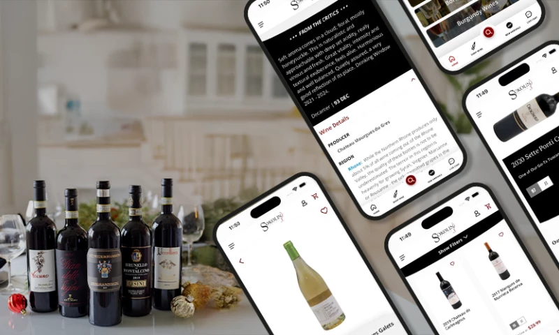 Revolutionizing Rare Wine Shopping: Sokolin Wine Request App by EbizON