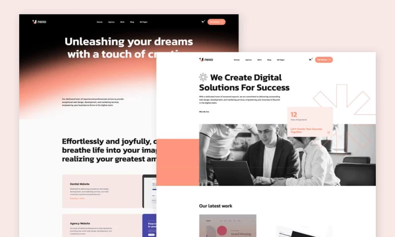 wcopilot - Nexo - Digital Agency Portfolio Website Template