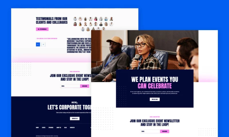 wcopilot - Meetup W - Event and Conference Website Template