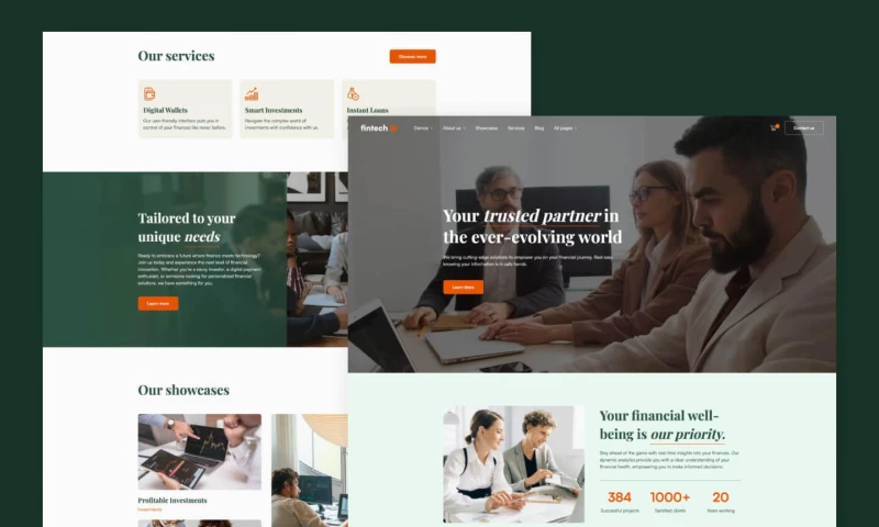 wcopilot - Fintech W - Technology and Fintech Company Website Template